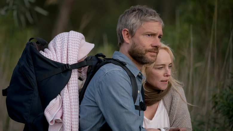 Andy (Martin Freeman) and Kay (Susie Porter) with their baby in "Cargo."