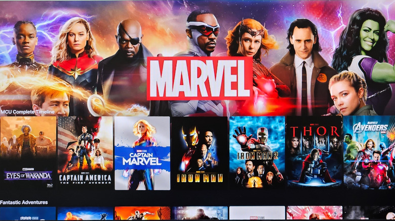movies and characters from the Marvel Cinematic Universe