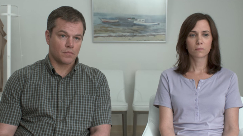 Paul and his wife Audrey in Downsizing