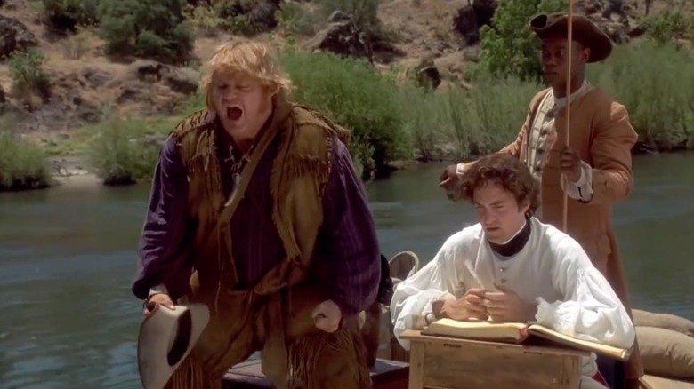 Chris Farley, Matthew Perry, and Bokeem Woodbine in 