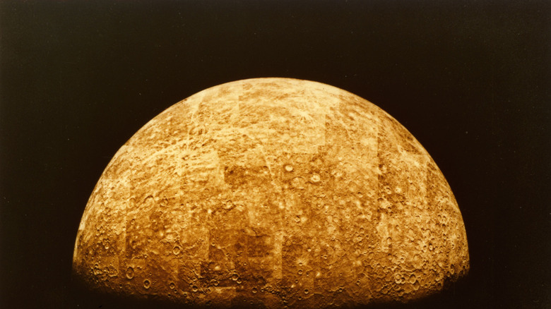 Mercury as seen from Mariner probe