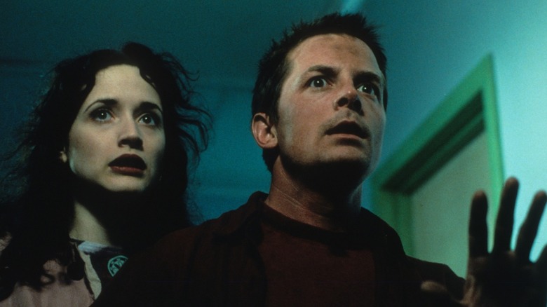 Michael J. Fox as. Frank Bannister and Trini Alvarado as Lucy Lynskey in The Frighteners (1996)