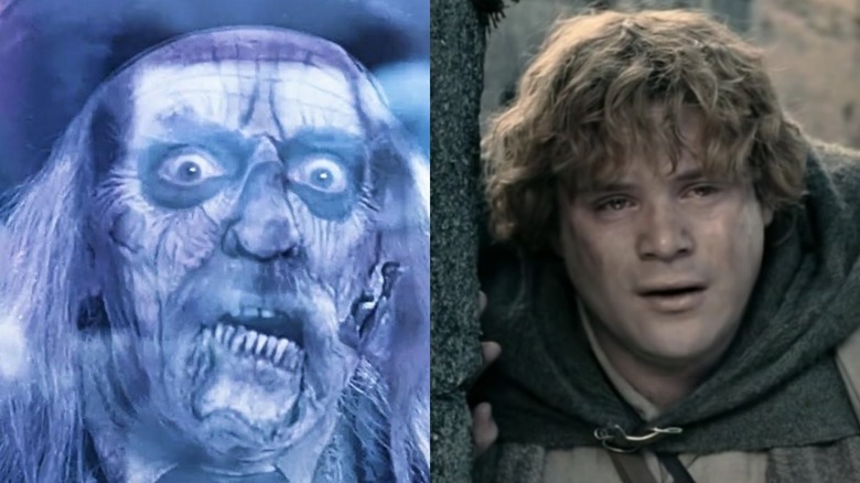 John Astin as The Judge in The Frighteners and Sean Astin as Sam in The Lord of the Rings: The Two Towers