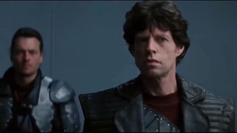 Mick Jagger as the villain, Victor Vacendak, in "Freejack."