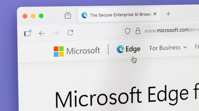 Microsoft Edge on a Mac