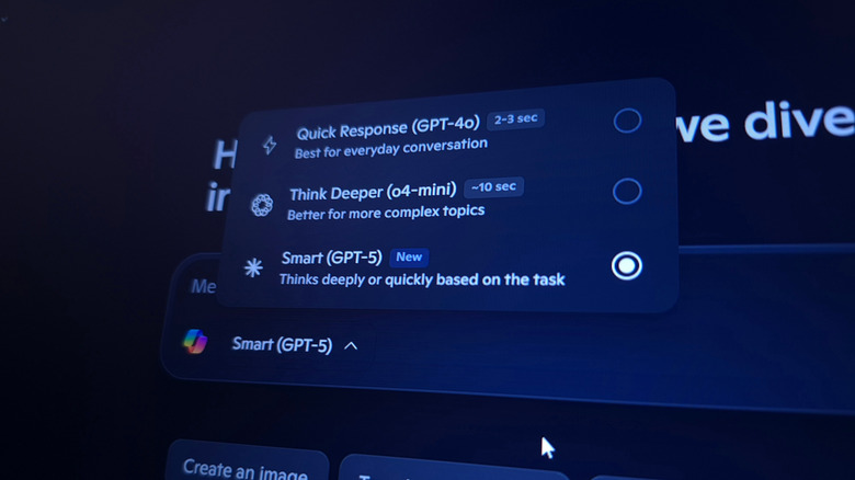 Copilot screen on Windows computer
