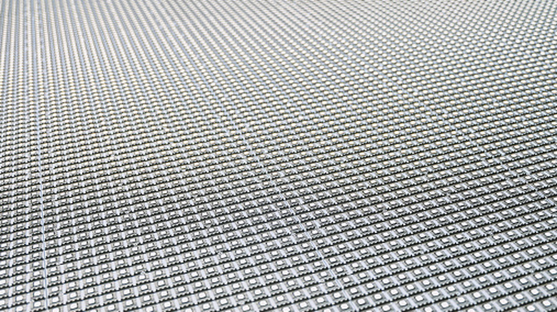 Close up of LED circuits
