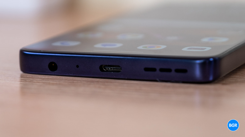 USB-C port on the Moto G Power (2026)