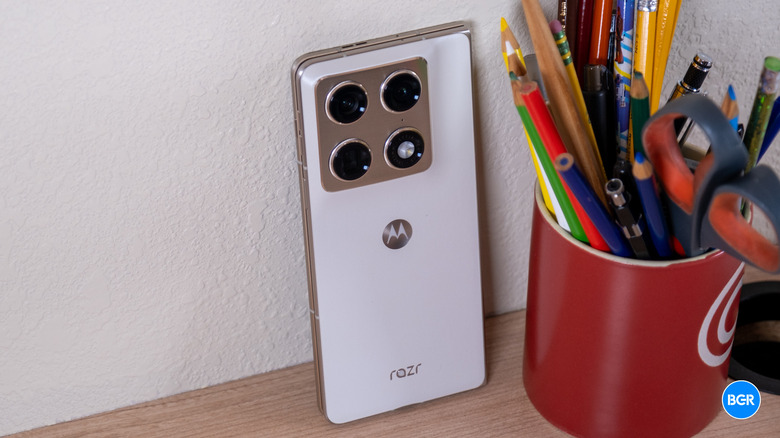 Back of the Motorola Razr Fold