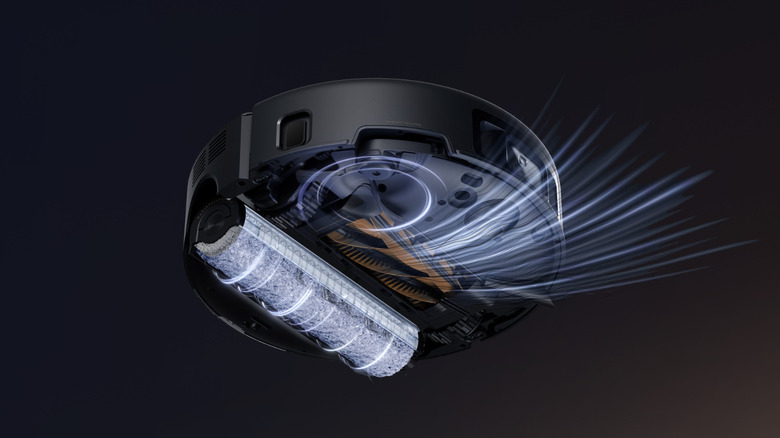 Underside of the MOVA Z60 Ultra Roller Complete