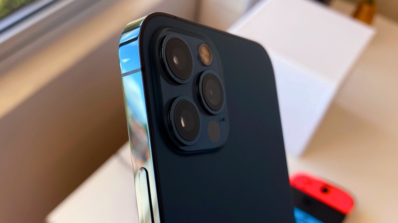 A close shot of the iPhone 12 Pro