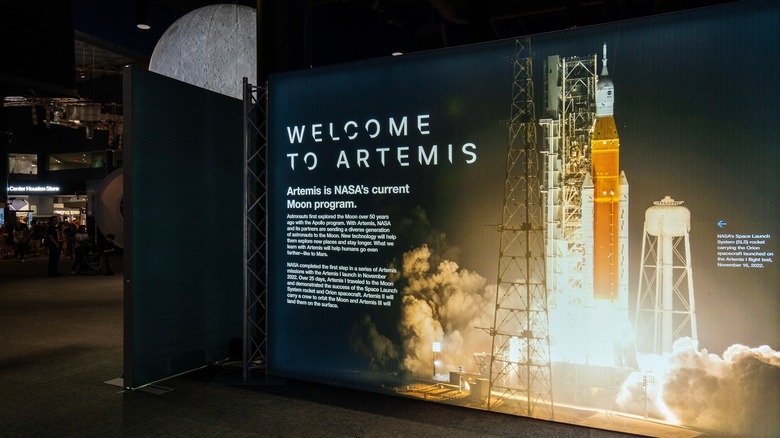 Photo of Nasa's presentation of the Artemis program