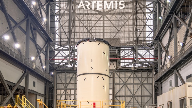 Booster component for the Artemis program