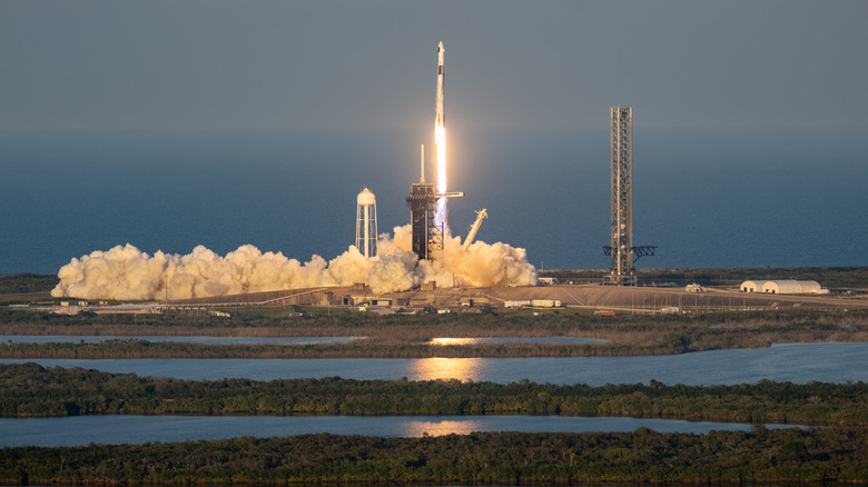 the SpaceX Falon 9 rocket launch from Florida