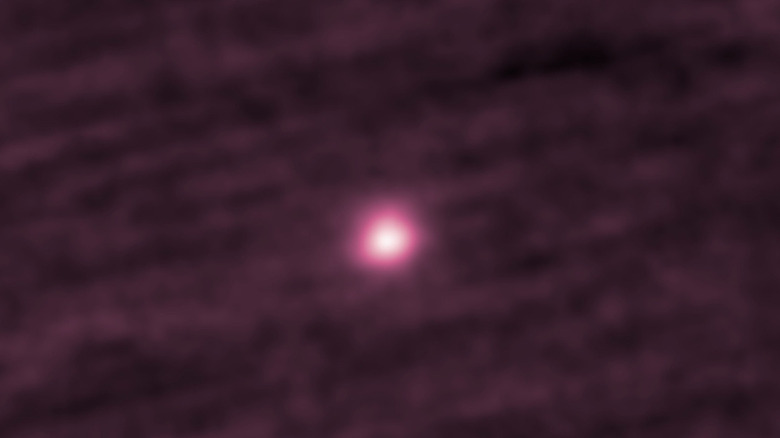 A series of colored stacked images showing comet 3I/ATLAS using a visible-light imager on the STEREO-A (Solar Terrestrial Relations Observatory) spacecraft.