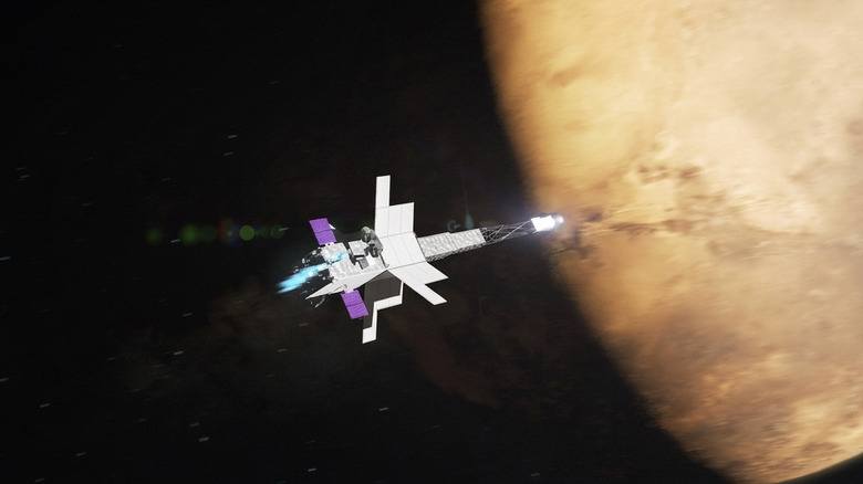 A basic concept design of the NASA Lunar Reactor-1 (LR-1) spacecraft