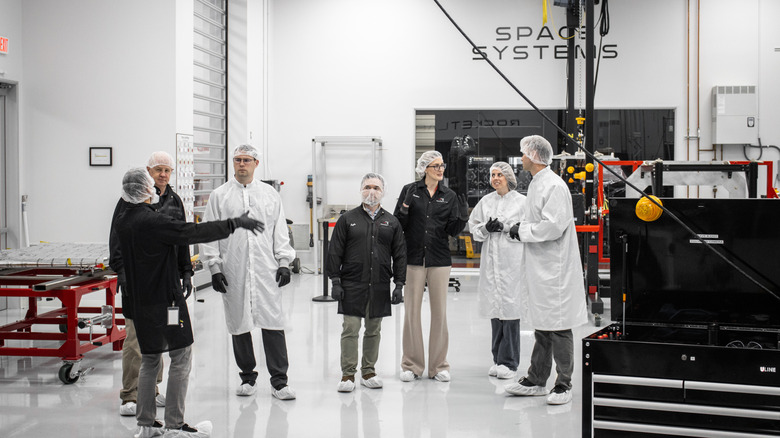 NASA's Cryogenic Fluid Management team touring Rocket Lab's Spacecraft Production Complex