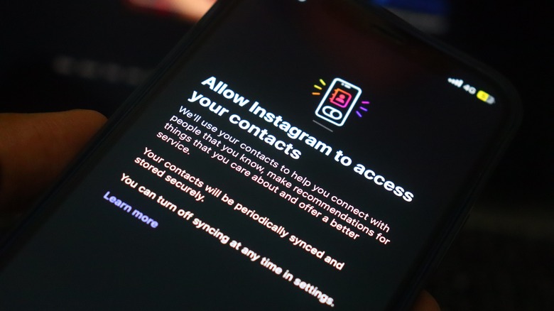 App Permissions on an iPhone
