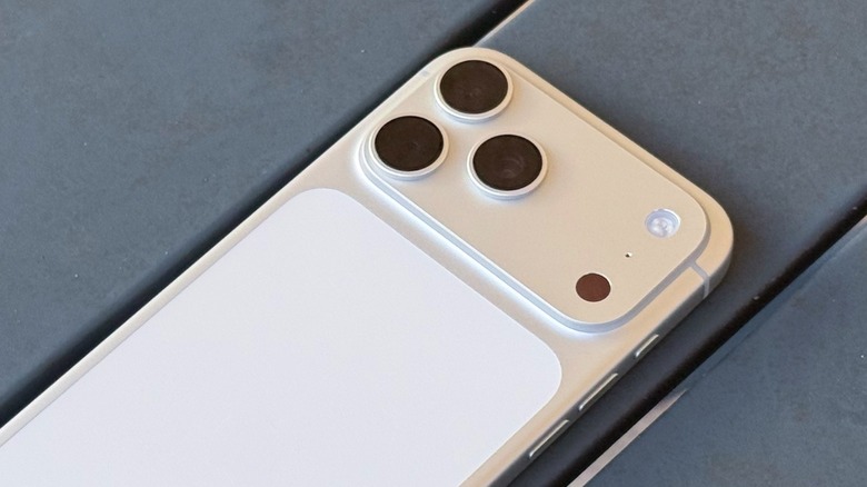 Close up shot of the iPhone 17 Pro Max back