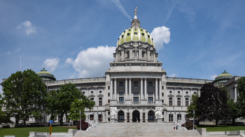 The Pennsylvania State Capitol building, where the General Assembly meets