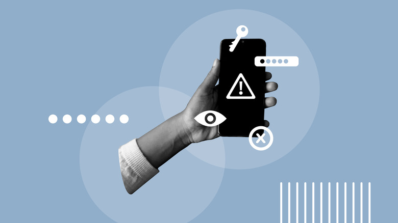Concept of personal data in use to track users on mobile and beyond.
