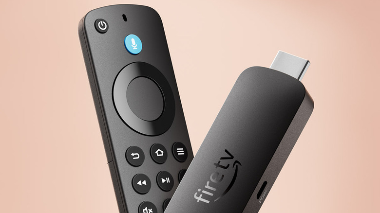 The Amazon Fire TV Stick 4K Select device, along with its remote