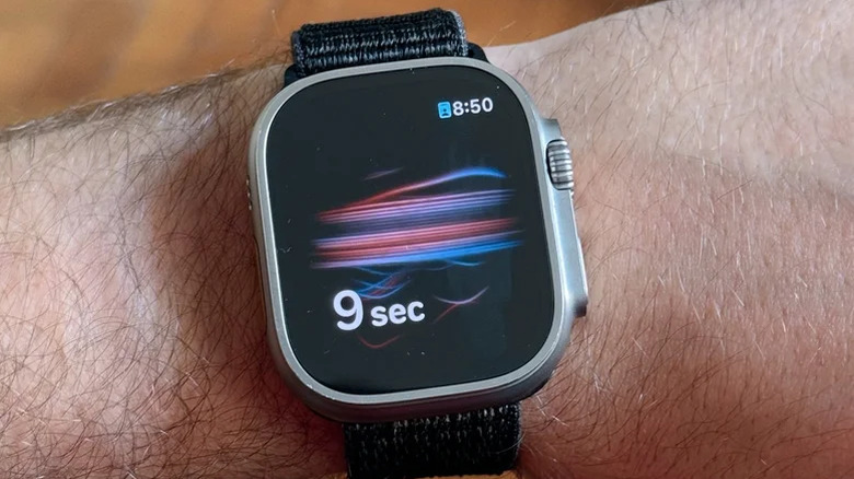 Apple Watch on a man's wrist