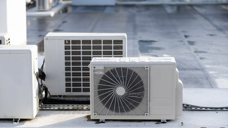 Traditional HVAC system - air conditioning.