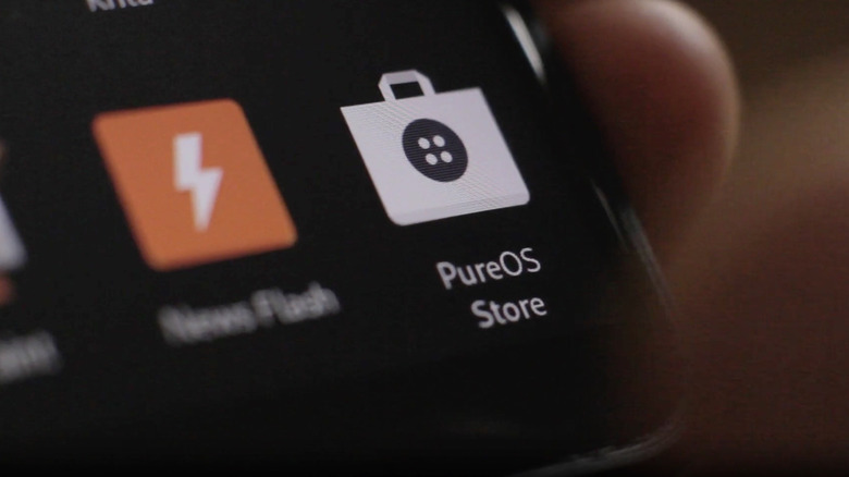 An app for the PureOS Store on a Purism smartphone.