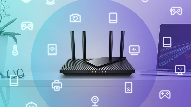 The TP-Link AX1800 Wi-Fi 6 router