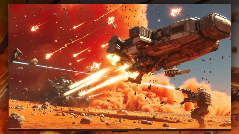 The TCL QM6K Series 4K QLED TV displaying gaming content.