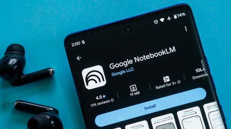 notebooklm install button on app store