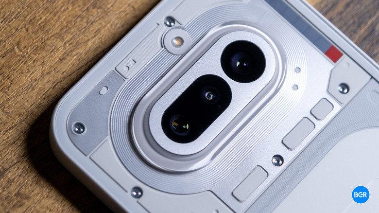 Camera module on the Nothing Phone (4a)