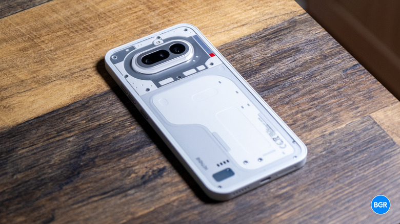 Back of the Nothing Phone (4a)