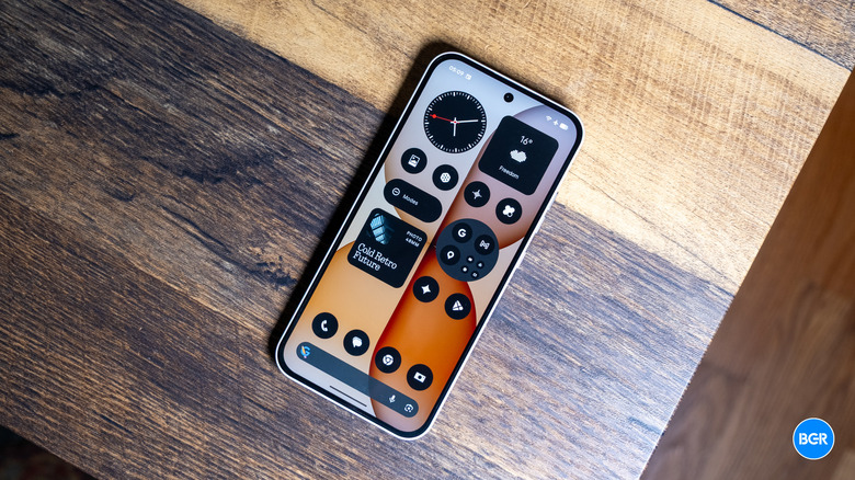 Front of the Nothing Phone (4a)