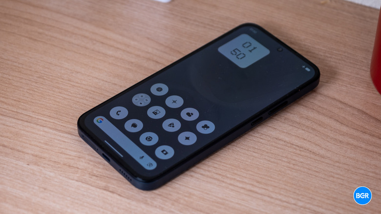 Front of the Nothing Phone (4b)