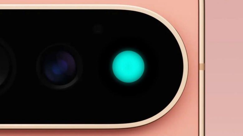 The Google Pixel 11 Pro HiLight's notification light.