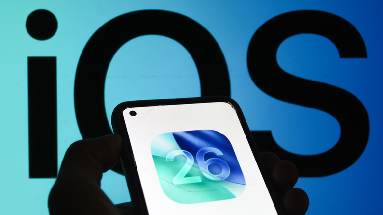 iOS 26 icon stylized for an Apple iPhone