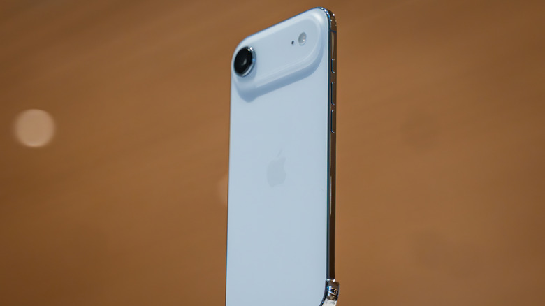 Ultra-thin iPhone Air on display.