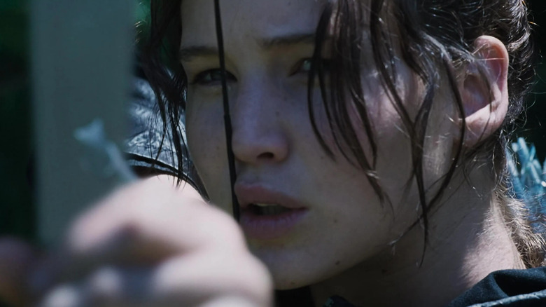 Jennifer Lawrence in 'The Hunger Games'