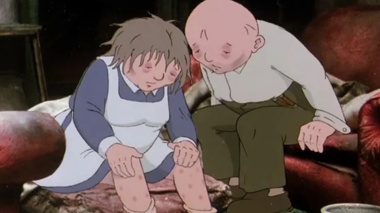 Jim and Hilda Bloggs suffering from nuclear fallout in When the Wind Blows