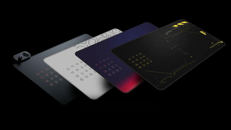 View of several designs of the Kage GhostPad