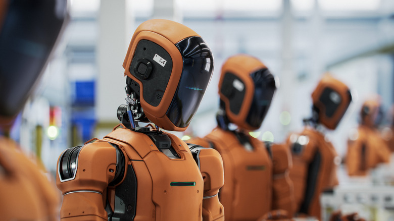 Robots, concept for AI agents