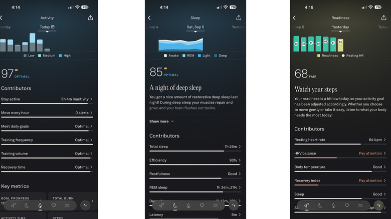 Oura app
