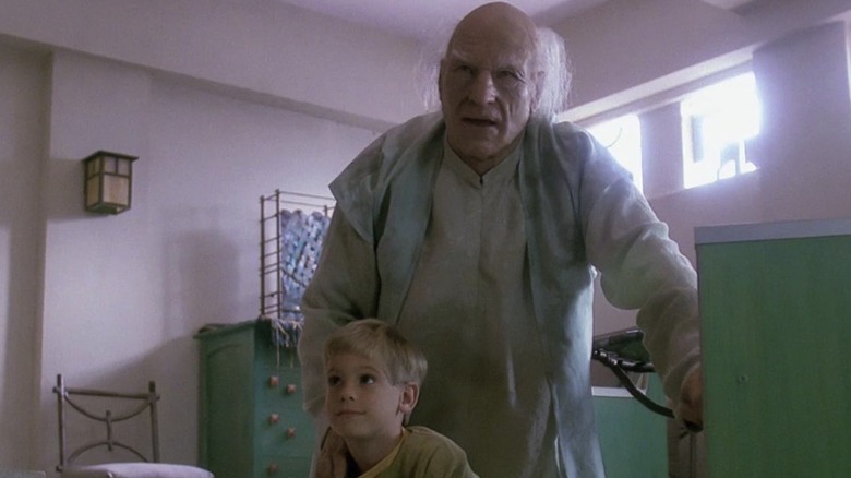 Patrick Stewart as old Jean-Luc Picard in Star Trek: The Next Generation