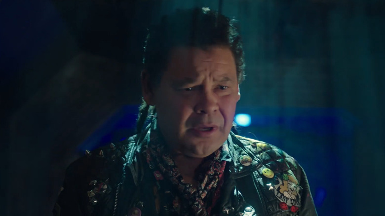 Dave (Craig Charles) looking concerned in "Red Dwarf: The Promised Land."