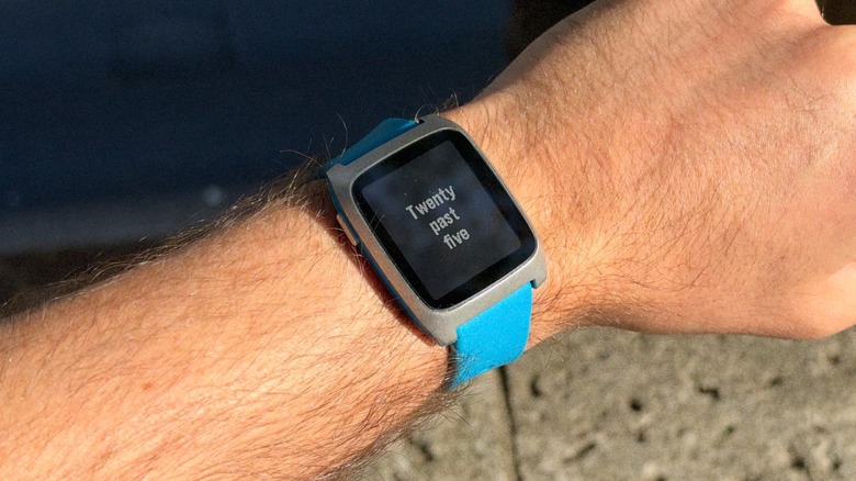 Pebble Time 2 on a man's wrist
