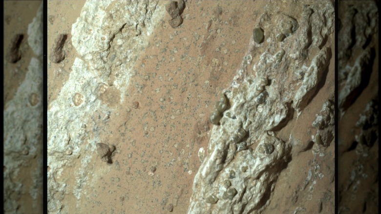 Cheyava Falls rock with leopard spots