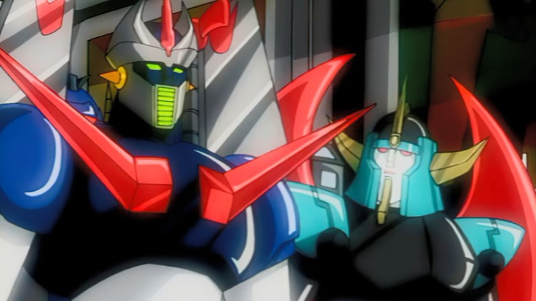 Peter Cullen and Frank Welker as Zanzor and Gyven in Megas XLR
