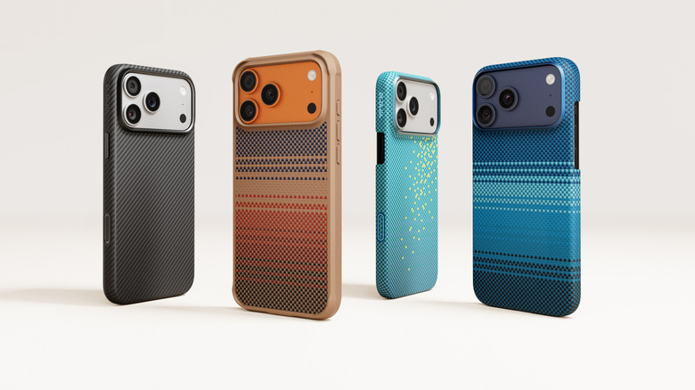 Lineup of PITAKA's cases for the iPhone 17 series